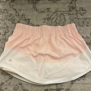 Lululemon workout skirt with spandex shorts